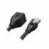 Patch cord STP kat.6 przedłużacz 0,5m Unitek C1896BK-0.5M