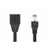 Patch cord STP kat.6 przedłużacz 0,5m Unitek C1896BK-0.5M