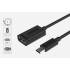 Kabel USB C na USB A żeńskie 10Gbps 60W Unitek C476BK-1M