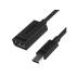 Kabel USB C na USB A żeńskie 10Gbps 60W Unitek C476BK-1M