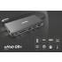 Hub USB-C -> USB 3.1 x2 HDMI RJ45 VGA SD/microSD PD audio Unitek D1019A