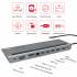 Hub USB-C -> replikator portów 11w1 Unitek D1022A