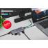 Hub USB-C -> USB 3.1 x3 PD HDMI SD VGA RJ45 Unitek D1026B