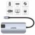 Hub USB-C -> USB 3.1 x2 HDMI 4k RJ45 PD Unitek D1028A
