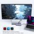 Hub USB-C -> USB 3.1 x3 czytnik SD Gigabit PD 100W HDMI Unitek D1071A