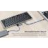 Klawiatura USB-C multiport 9w1 HDMI 4K czytnik kart SD audio PD 100W Unitek D1092A
