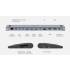 Stacja dokująca multiport KVM USB-C HDMI x2 DP x1 MST PD 100W Unitek D1106AGY01