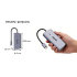 Hub USB-C -> USB 3.1 x3 Gigabit PD 100W HDMI Unitek D1113CGY01