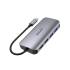 Hub USB-C -> USB 3.2 x2 HDMI x2 RJ45 czytnik SD microSD Unitek D1122A01