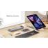 Podstawka pod laptop składana regulowana USB-C HDMI PD 90W micro SD/SD Unitek D1137AGY01