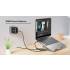Podstawka pod laptop składana regulowana USB-C HDMI PD 90W micro SD/SD Unitek D1137AGY01