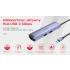 Hub USB-C -> USB 3.0 x2 USB-C x2 HDMI 4K@30Hz RJ45 PD 100W Unitek H1112F