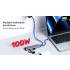 Hub USB-C -> USB 3.0 x2 USB-C x2 HDMI 4K@30Hz RJ45 PD 100W Unitek H1112F