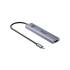 Hub USB-C -> USB-A x2 USB-C x2 PD 100W SD/microSD HDMI ON/OFF Unitek H1124AGY01