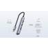 Hub USB-C -> USB 3.0 x1 + USB 2.0 x3 Unitek H1208B