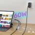 Adapter USB-C -> mini jack i Typ-C 60W Unitek M205A