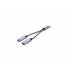 Adapter USB-C -> 2 x USB-C audio i zasilanie 18W Unitek M206A
