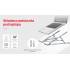 Podstawka pod laptop składana aluminium Unitek OT155SL