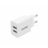 Ładowarka USB-A x2 12W max 2.4A Unitek P1113A-EU biała