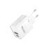 Ładowarka sieciowa USB-C + USB-A PD QC PC 3.0 20W Unitek P1124AWH01-EU biała