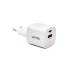 Ładowarka sieciowa GaN USB-C + USB-A PD QC3.0 33W Unitek P1125AWH01-EU biała