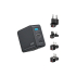 Ładowarka sieciowa GaN podróżna z hubem 65W USB-A USB-C HDMI 4K@60Hz Unitek P1242ABK01