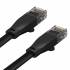 Patch cord UTP kat. 6 płaski 1m Unitek C1809GBK czarny