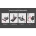 Konwerter USB-C -> SATA III 2,5/3,5'' dyski M.2 Unitek S1232A01-EU zasilacz
