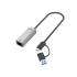 Karta sieciowa USB C/USB A -> RJ45 2.5Gbit Ethernet Unitek U1313C