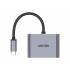 Adapter USB-C -> HDMI 4K@60Hz + VGA FHD Unitek V1126A