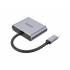 Adapter USB-C -> HDMI 4K@60Hz + VGA FHD Unitek V1126A