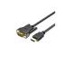Kabel HDMI -> VGA FullHD 1080p 60Hz 2m Unitek V1185A01