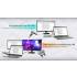 Adapter USB-C -> 2x DisplayPort 1.4 8K@60Hz Unitek V1404A