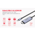 Kabel USB-C -> HDMI 8K USB 4 HDR10+ HDCP 2.3 1.8m Unitek V1423BGY01