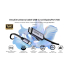 Kabel USB-C -> DisplayPort 2.1 16K 80Gbps 1,8m dwukierunkowy Unitek V1441AGY01