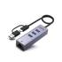 Hub USB-C/A -> USB 3.1 x3 RJ45 Unitek Y-3088B