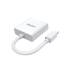 Adapter mini DisplayPort -> DVI Unitek Y-6326WH biały