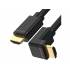 Kabel HDMI 2.0 M/M Basic kątowy 90 stopni 4K 2,0m Unitek Y-C1001