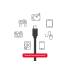 Kabel USB micro USB 5 szt.Unitek Y-C4007BK
