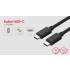 Kabel USB-C - USB-C 3,0m Unitek Y-C477BK01-3M